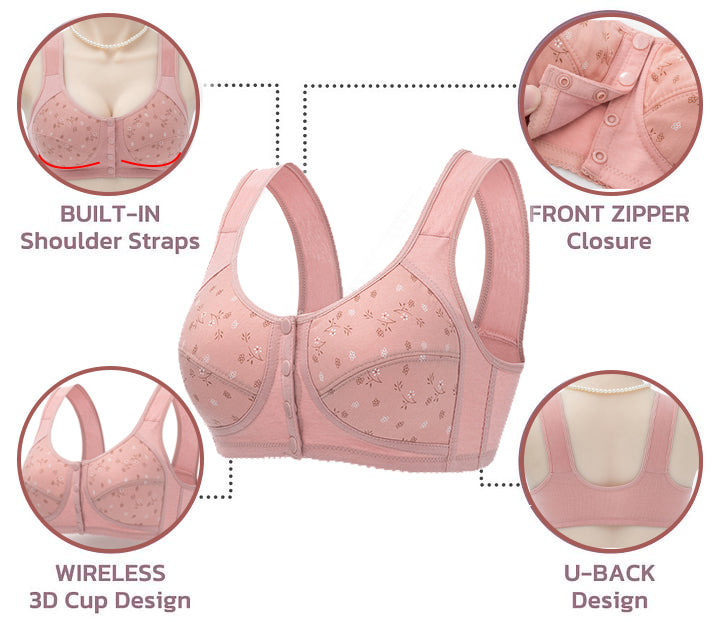 Women's Non-Wired Vest Style Bra