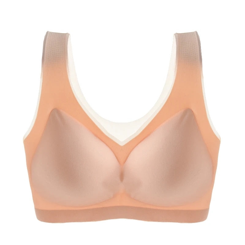 Women Seamless Ice Silk Bra