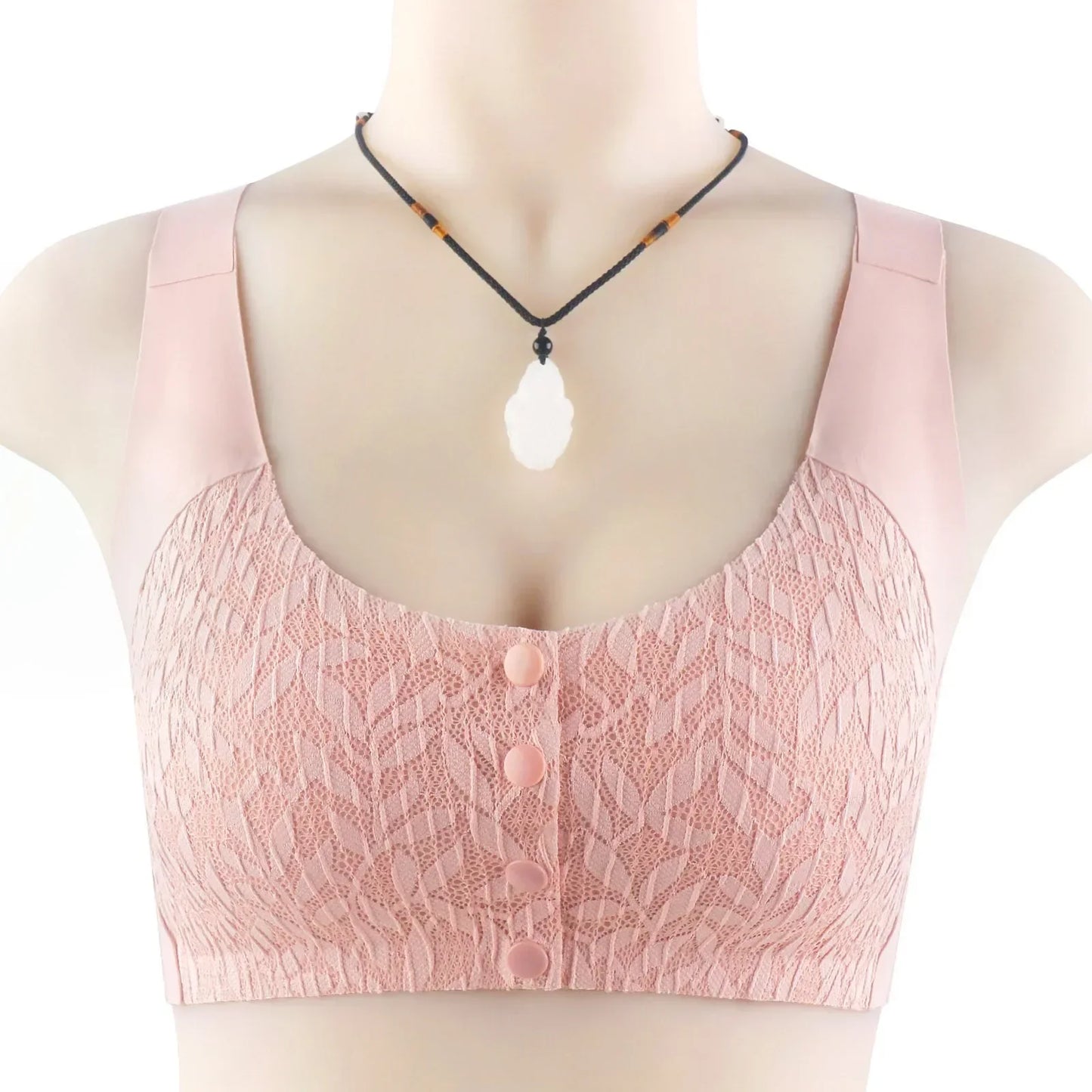 Without Rims Vest Lace Bra