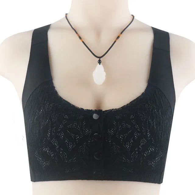 Without Rims Vest Lace Bra